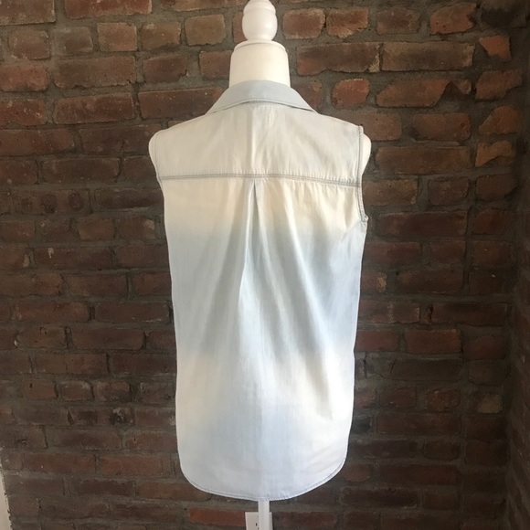 Madewell Chambray Workbench Top - Picture 3 of 4